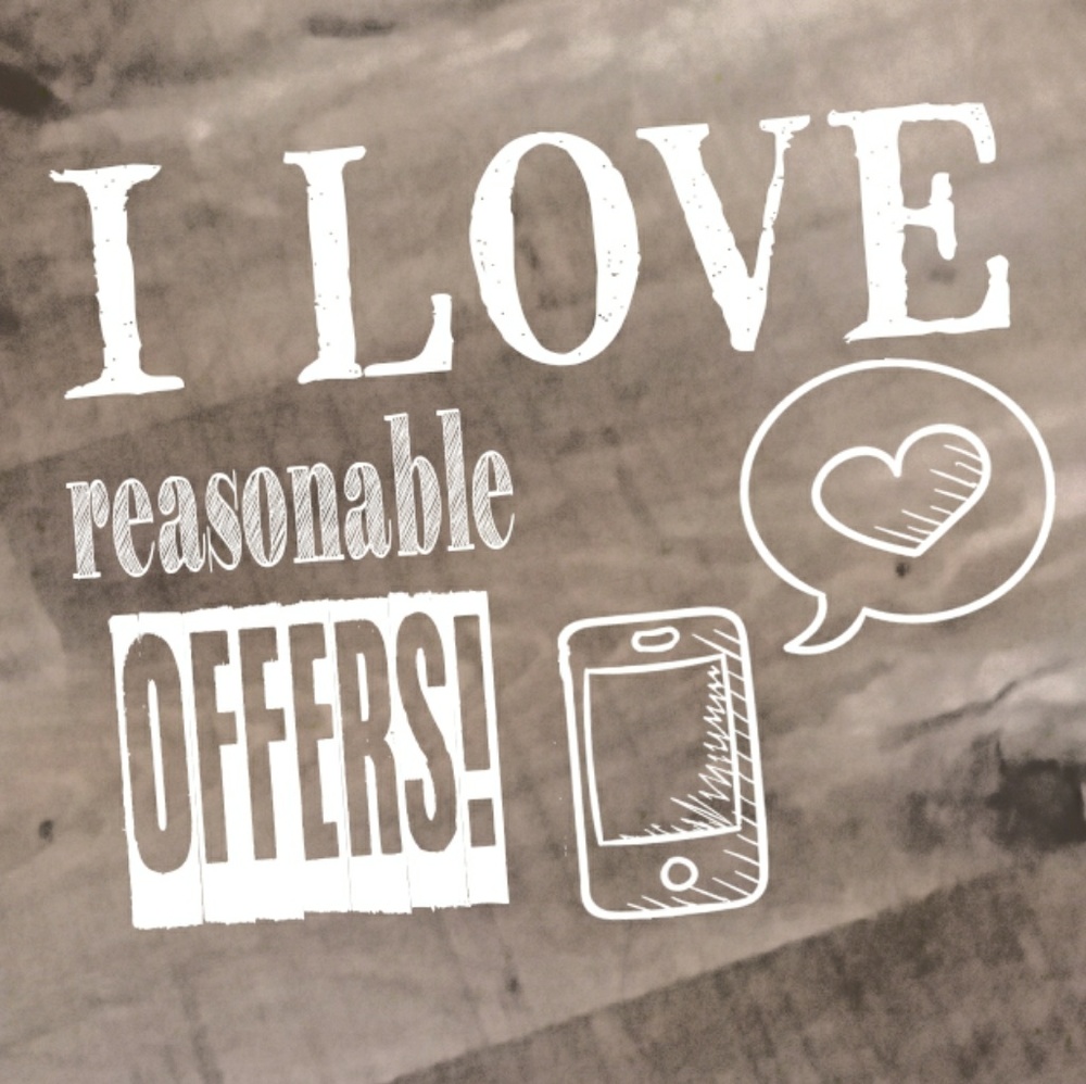 Love reasonable offers
